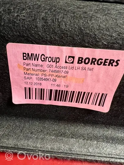 BMW X3 G01 Boczek / Tapicerka / bagażnika 7445817