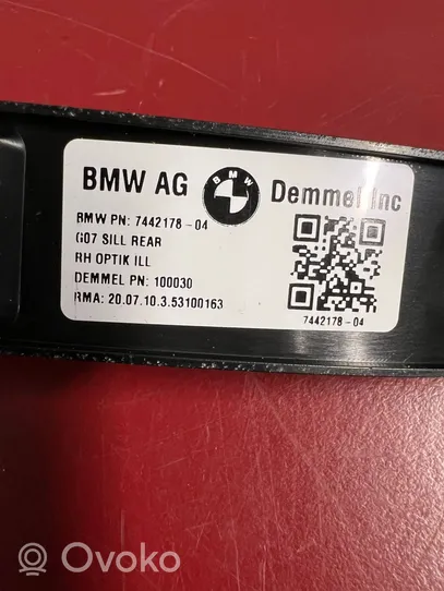 BMW X7 G07 Galinio slenksčio apdaila (vidinė) 7442178