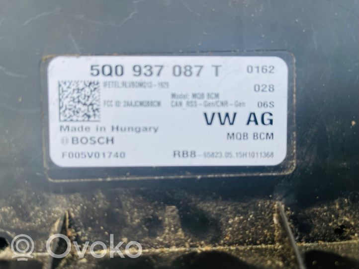 Volkswagen Golf VII Mukavuusmoduuli 5Q0937087T