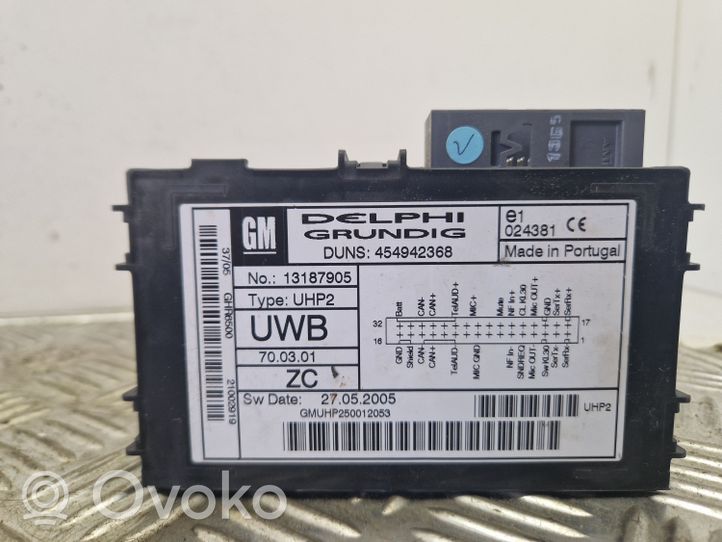 Opel Astra H Sterownik / Moduł sterujący telefonem 454942368