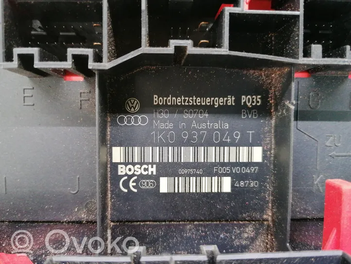 Volkswagen Touran I Moduł / Sterownik komfortu 1K0937049T