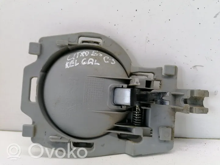 Citroen C3 Klamka wewnętrzna drzwi tylnych 9647164377