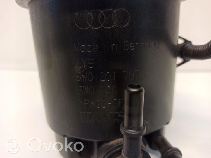 Audi A4 S4 B9 8W Serbatoio a carbone attivo per il recupero vapori carburante 8W0201799C