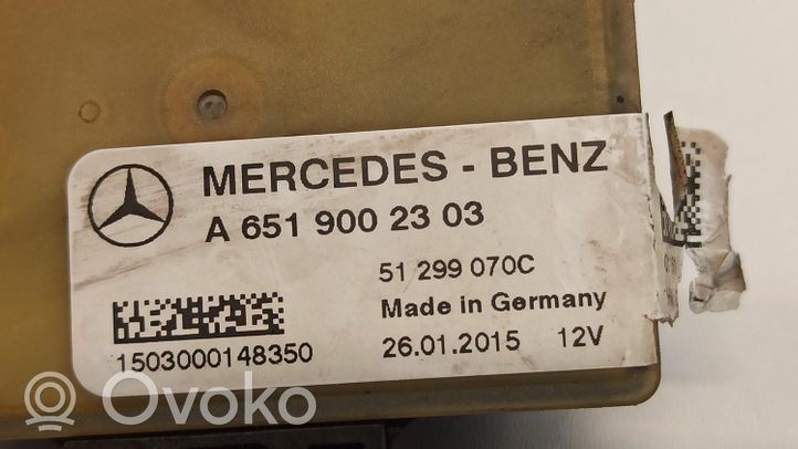 Mercedes-Benz E AMG W212 Inne przekaźniki A6519002303