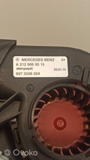 Mercedes-Benz E AMG W212 Ventola/ventilatore sedile A2129060015