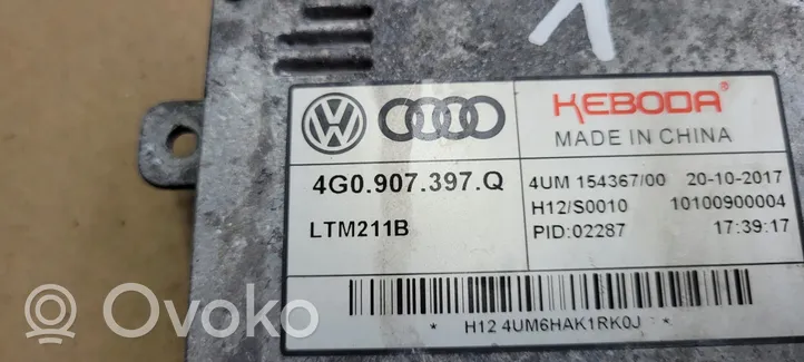 Audi A6 S6 C7 4G Modulo di controllo ballast LED 4G0907397Q