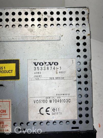 Volvo S70  V70  V70 XC Unità di navigazione lettore CD/DVD 3533874