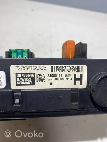 Volvo V50 Serrure de porte arrière 30753667