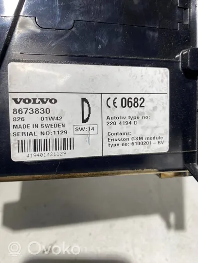 Volvo S60 Tālruņa tastatūra 8673830