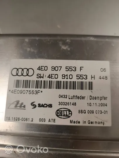 Audi A8 S8 D2 4D Ilmajousituksen ohjainlaite/moduuli, takana 4E0907553F