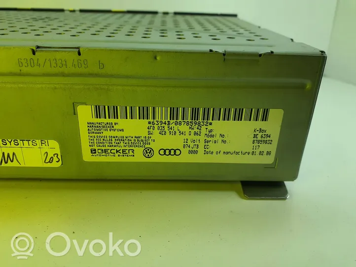 Audi A6 S6 C6 4F Amplificateur de son 4F0035541L