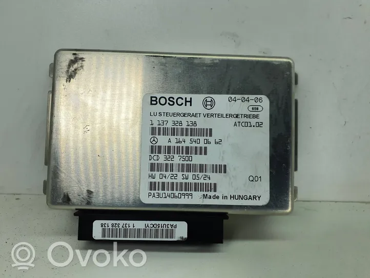 Mercedes-Benz ML W164 Module de contrôle de boîte de vitesses ECU A1645400662