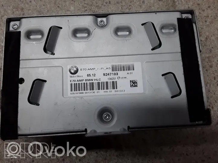 BMW X5 E70 Amplificateur de son 9247103