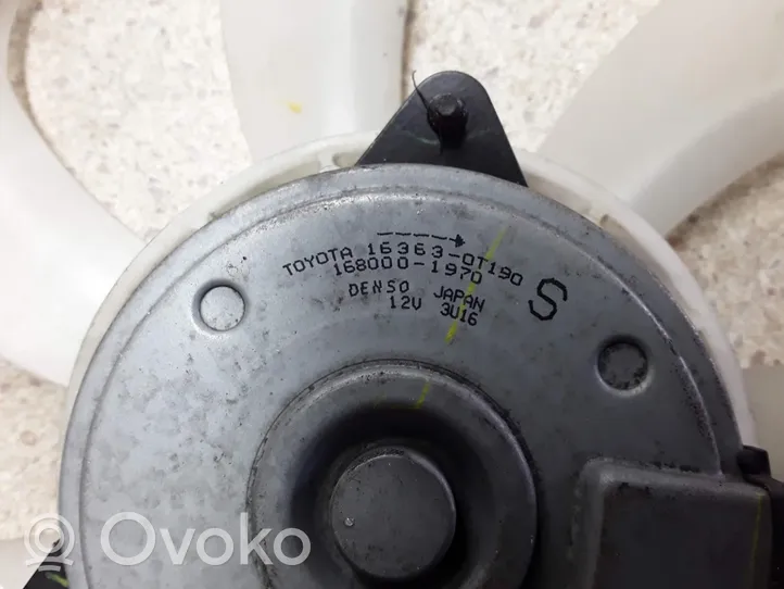 Toyota C-HR Ventilateur de refroidissement de radiateur électrique 163630T190