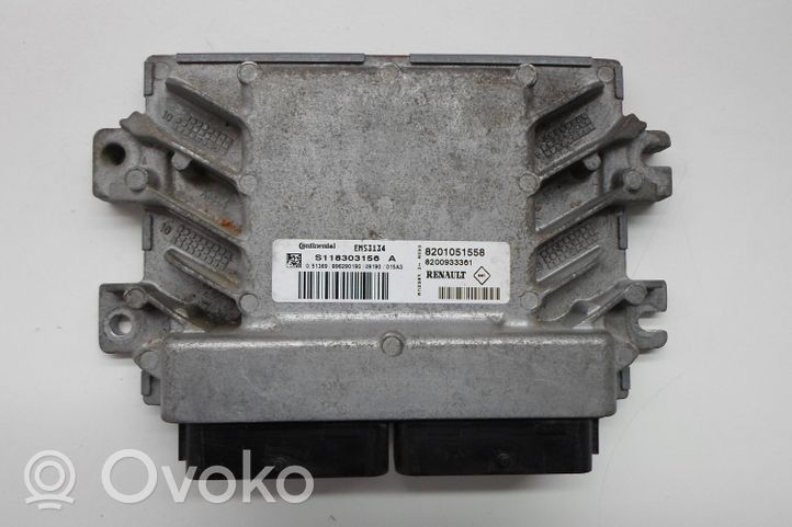 Renault Logan I Sterownik / Moduł ECU 8201051558