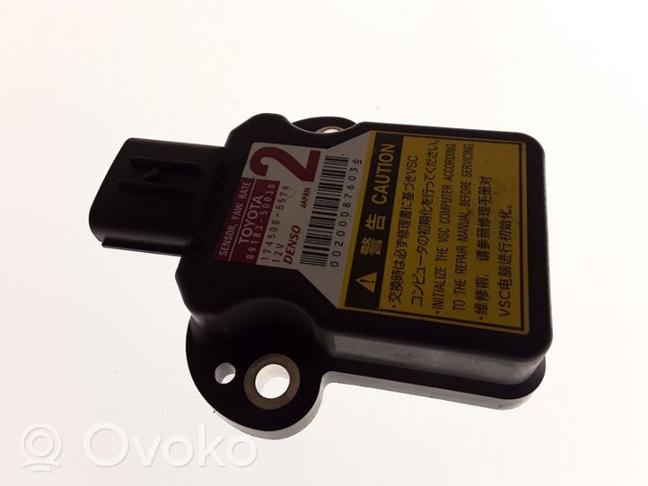 Lexus RX 450H ESP acceleration yaw rate sensor 8918350030