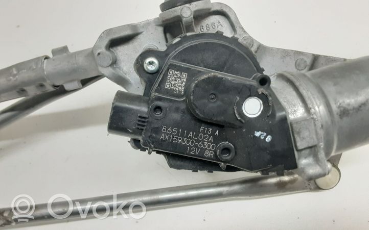 Subaru Outback (BS) Tringlerie et moteur d'essuie-glace avant 86511AL02A