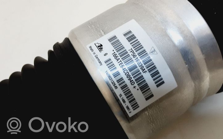 Porsche Cayenne (92A) Ammortizzatore anteriore a sospensione pneumatica 7P5616039AF