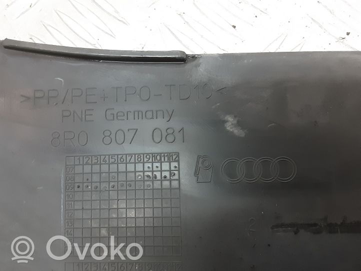 Audi Q5 SQ5 Ylempi jäähdyttimen ylätuen suojapaneeli 8R0807081