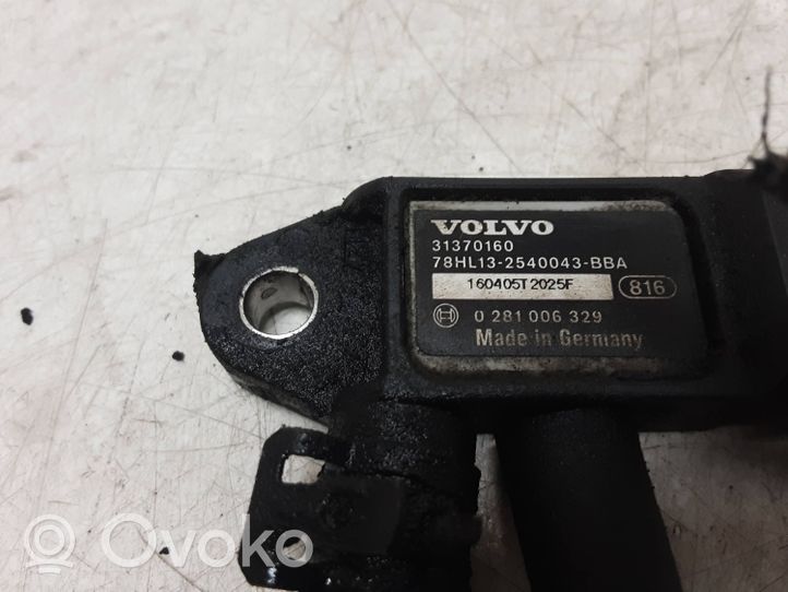 Volvo V60 Exhaust gas pressure sensor 31370160