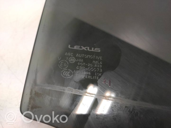 Lexus RX 330 - 350 - 400H Takaoven ikkunalasi 43R00073