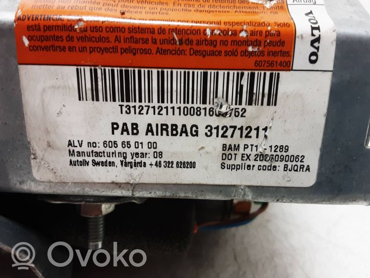 Volvo S80 Airbag de passager 31271211