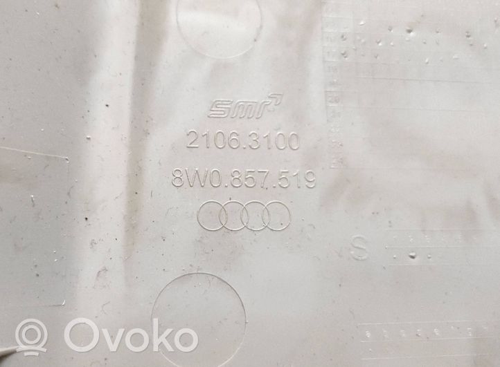 Audi A4 S4 B9 Listwa szyby czołowej / przedniej 8W0857519