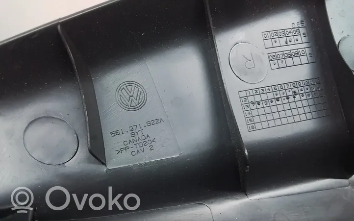 Volkswagen PASSAT B7 USA Muu vararenkaan verhoilun elementti 561971822A