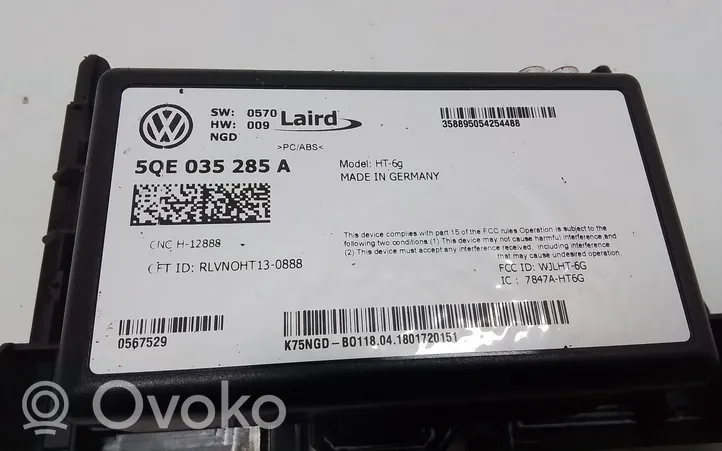 Volkswagen Atlas Sterownik / Moduł sterujący telefonem 5QE035285A