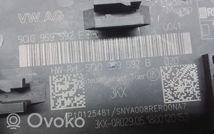 Volkswagen Atlas Durvju vadības bloks 5Q0959592B