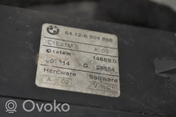 BMW 3 E46 Elektrinė variklio pašildymo sistema (papildoma) 64126904668