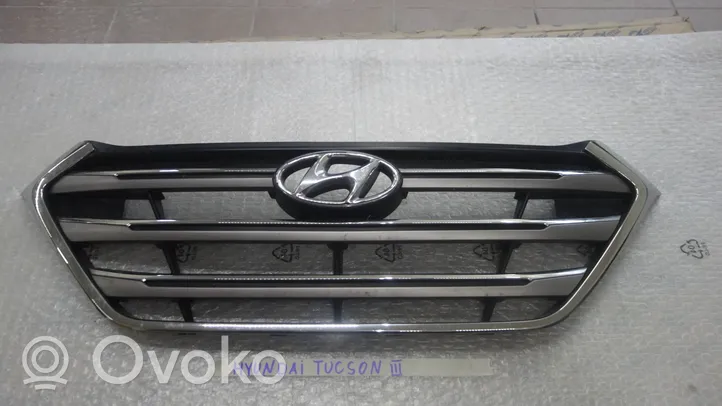 Hyundai Tucson LM Etupuskurin ylempi jäähdytinsäleikkö 86351D7100