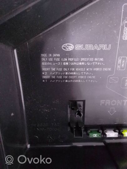 Subaru Forester SK Couvercle de boîte à fusibles 5333YA2