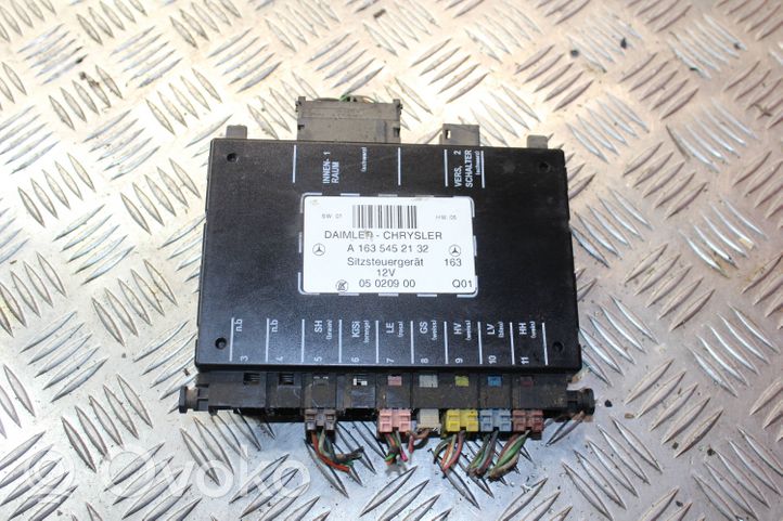 Mercedes-Benz ML W163 Modulo di controllo sedile a1635452132