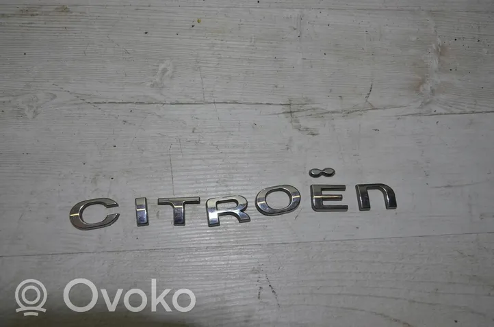 Citroen Berlingo Emblemat / Znaczek tylny / Litery modelu 