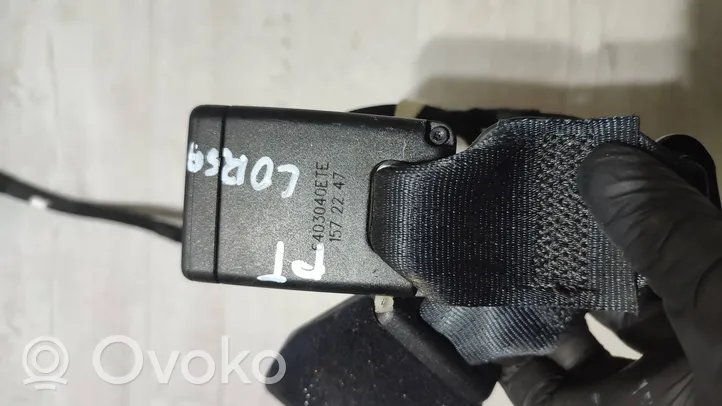 Opel Corsa F Boucle de ceinture de sécurité arrière F403040ETE