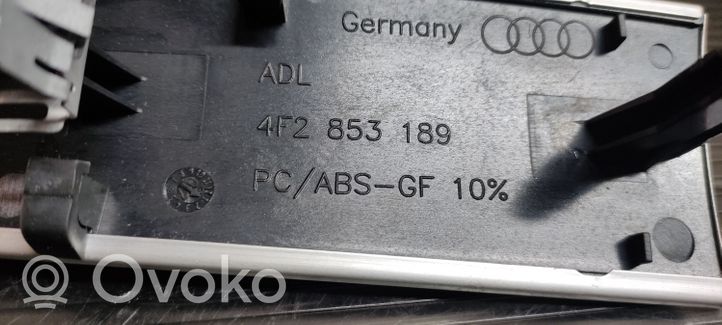 Audi A6 S6 C6 4F Rivestimento del vano portaoggetti del cruscotto 4F2853189