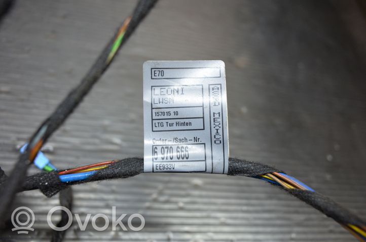 BMW X5 E70 Rear door wiring loom 6937280