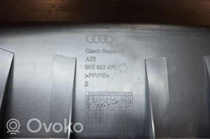 Audi A4 S4 B8 8K Rivestimento di protezione sottoporta del bagagliaio/baule 8K5863471