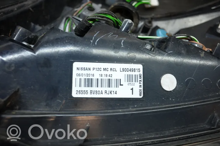 Nissan Juke I F15 Lampa tylna 26555BV80ARJK14