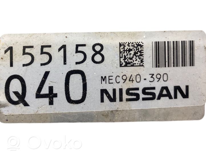 Nissan Juke I F15 Moottorinohjausyksikön sarja ja lukkosarja MEC940390