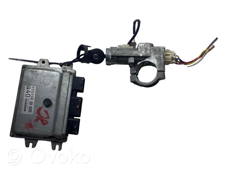 Nissan Juke I F15 Kit centralina motore ECU e serratura MEC940390