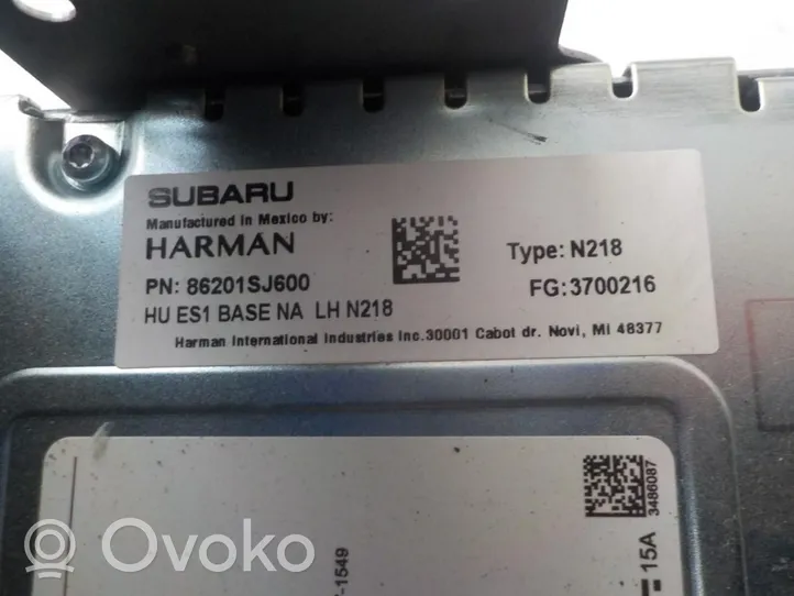 Subaru Forester SK Radio/CD/DVD/GPS-pääyksikkö 86201SJ600