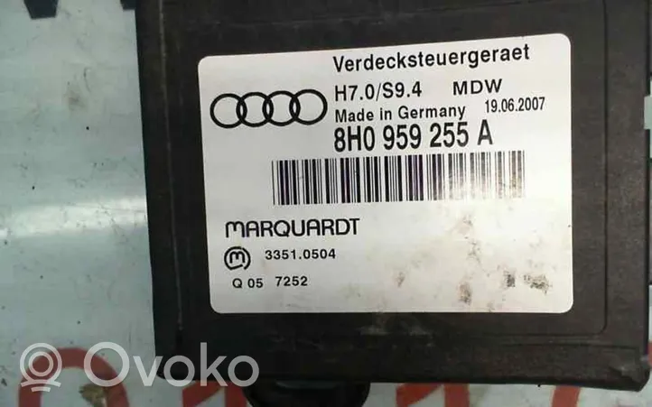 Audi A4 S4 B6 8E 8H Altre centraline/moduli 8H0959255