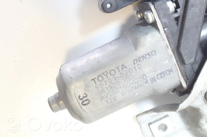 Toyota Auris 150 Mécanisme lève-vitre de porte arrière avec moteur 8570102010