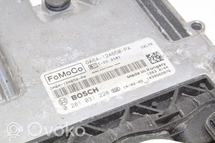 Ford Fiesta Calculateur moteur ECU DA6A12A650PA