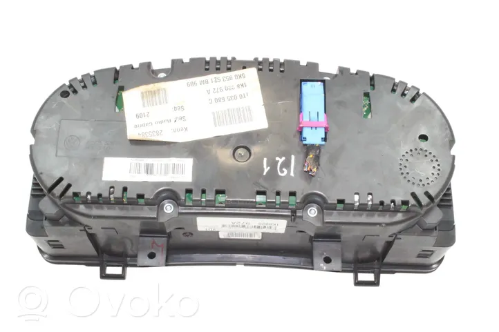 Volkswagen Scirocco Komputer / Sterownik ECU i komplet kluczy 03L906022LC