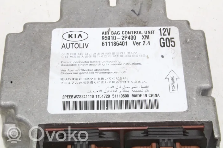 KIA Sorento Module de contrôle airbag 959102P400