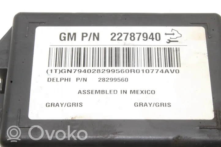 Chevrolet Captiva Module de contrôle carrosserie centrale 22787940