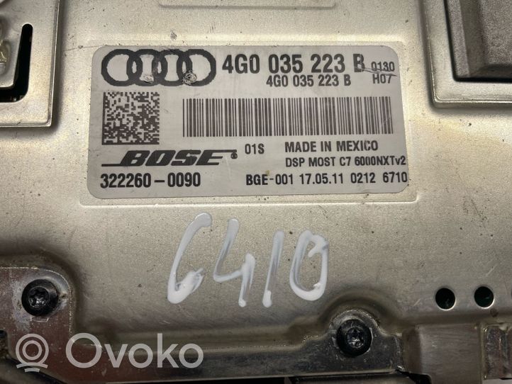 Audi A5 Sportback 8TA Garso stiprintuvas 4G0035223B